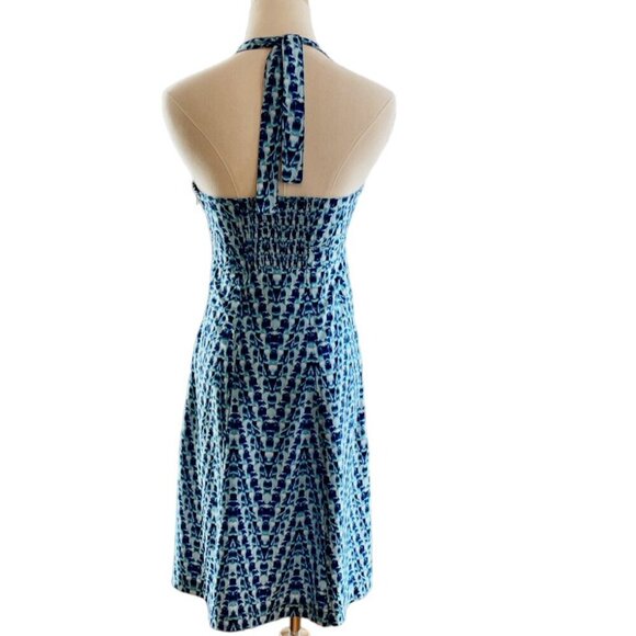 Athleta Pack Everywhere Halter Workout Exercise Empire Midi Dress - Picture 7 of 10